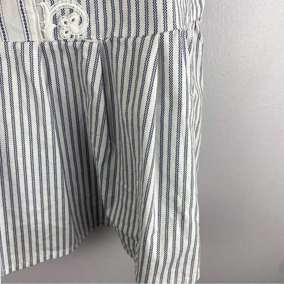 MAISON Cinqcent floral cap-sleeve peplum cotton blouse - Picture 8 of 12